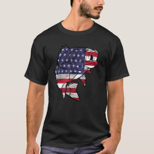 Camiseta Tilápia de Água Doce Legal dos EUA América Pesca