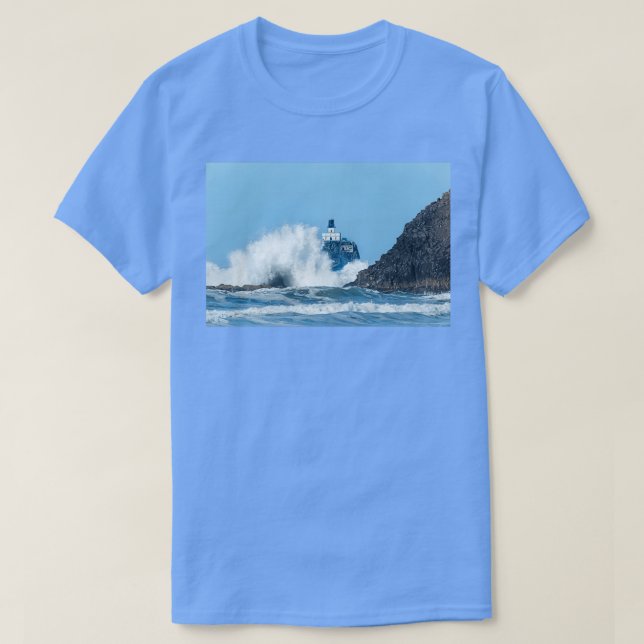 Camiseta Tillamook Rock Lighthouse Oregon Terrible Tilly (Frente do Design)
