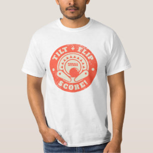 Camiseta Tilt, Flip, Score! - Pinball Gamer