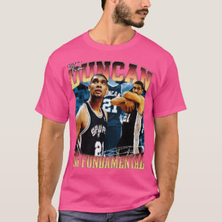 Camiseta Tim Duncan A Grande Lenda De Basquete Fundamental