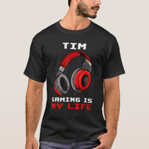 Camiseta Tim Gaming É Minha Vida Personalizada