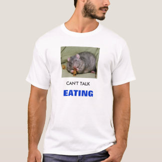 Camiseta Tim - não pode falar, comendo, não pode