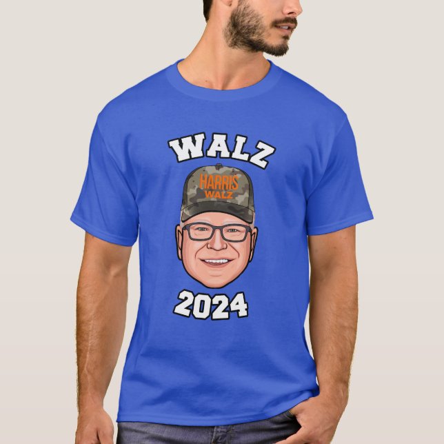 Camiseta Tim Walz 2024 (Frente)