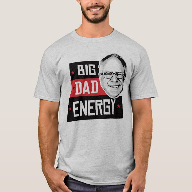 Camiseta Tim Walz Big Pai Energy (Frente)