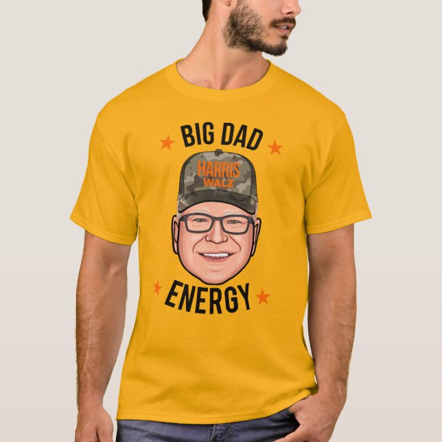 Camiseta Tim Walz Big Pai Energy (Frente)