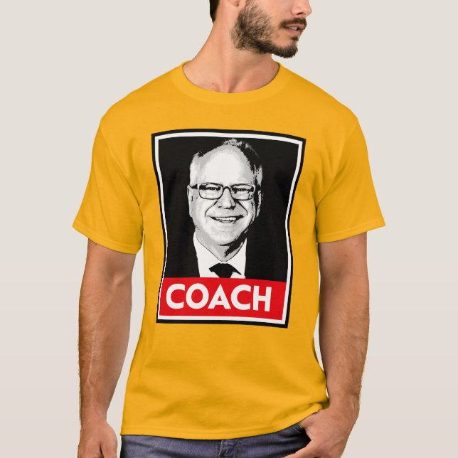 Camiseta Tim Walz COACH (Frente)