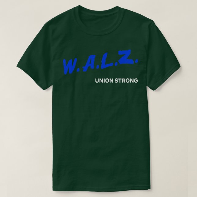 Camiseta Tim Walz DARE Kamala Union Strong HARRISWALZ 2024 (Frente do Design)