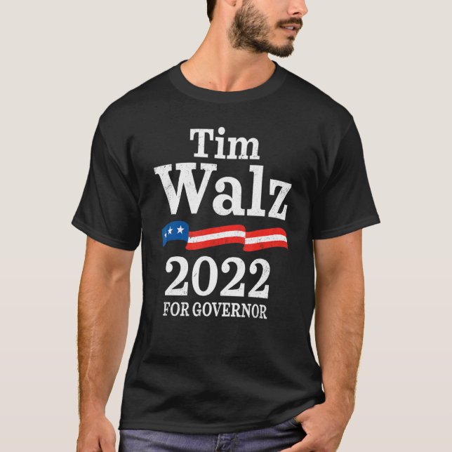 Camiseta Tim Walz Minnesota Governador Election 2022 MN Men (Frente)