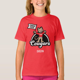 Camiseta Timber Creek Elementar Cougar Mascot T-Shirt