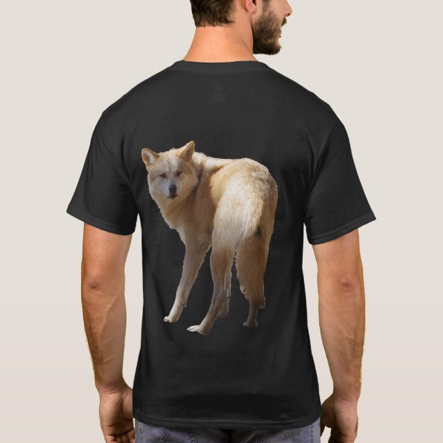 Camiseta Timber Wolf dark shirt (Verso)