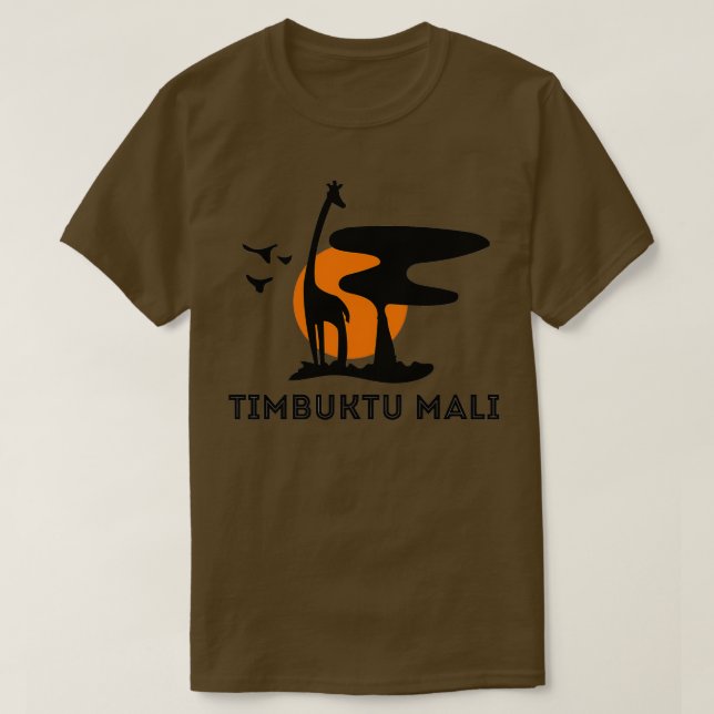 Camiseta Timbuktu mali (Frente do Design)