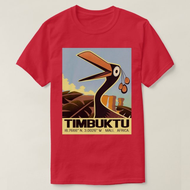 Camiseta Timbuktu - Viagem (Frente do Design)
