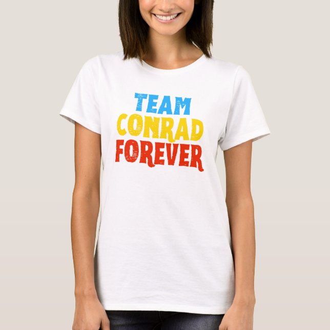 Camiseta Time Conrad Para Sempre (Frente)