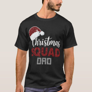 Camiseta Time da Família Pai Correspondente Natal Piadas Ca