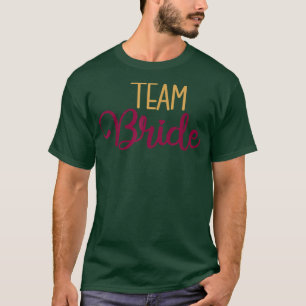 Camiseta Time da Noiva Casamento Combinando e Festa de Desp