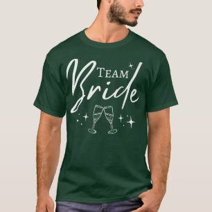 Camiseta Time da Noiva Conjunto Divertido de Despedida de S