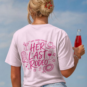 Camiseta Time da Noiva do Último Rodeio Ocidental Festa de