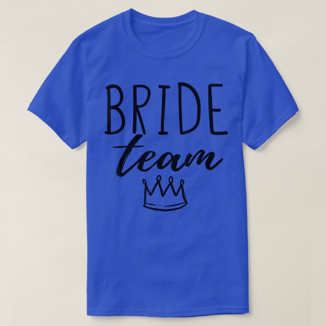 Camiseta Time da Noiva Fofa Combinando Para Despedida de So (Frente do Design)