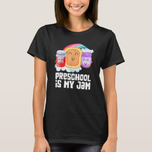 Camiseta Time da Pré-Escola É Minha Paixão Arco-Íris Pré K