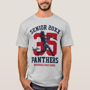 Camiseta Time de Beisebol Sênior Dia de Jogo Esportivo de C
