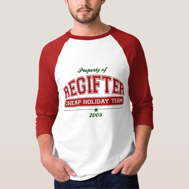 Camiseta Time de férias REGISTRAR barato da universidade (Frente)