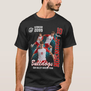 Camiseta Time de Futebol Foto Personalizada Noite Sênior Ve