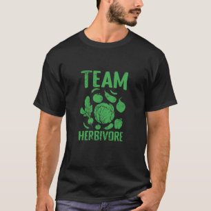 Camiseta Time de Herbívoro Comedor de Plantas Vegetariano V