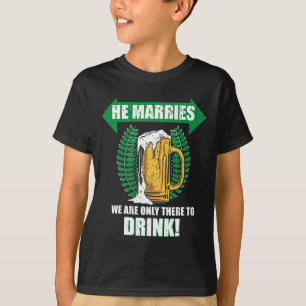 Camiseta Time de Homens Noivo Festa de Cerveja Homens