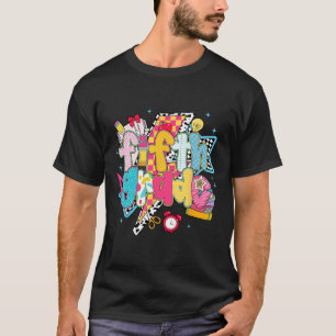 Camiseta Time de Sonho da 5ª Série Preppy de Volta às Aulas