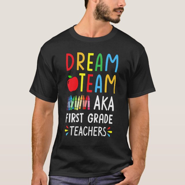 Camiseta Time de Sonho Professores do Primeiro Ano de Volta (Frente)