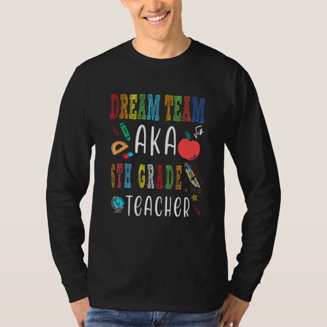 Camiseta Time de Sonho Professores do Sexto Ano Volta às Au (Frente)