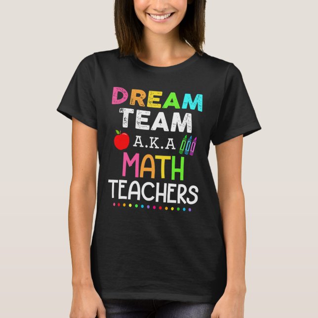 Camiseta Time dos Sonhos dos Professores de Matemática Aka  (Frente)