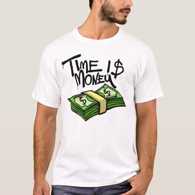 Camiseta Time Is Money streetwear (Frente)