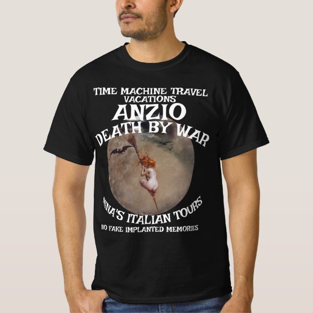 CAMISETA TIME MACHINE TRAVEL ANZIO DEATH WAR (Frente)