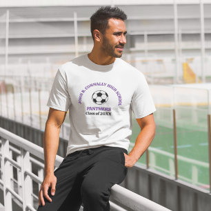 Camiseta Time Personalizado da Equipe de Futebol do Ensino