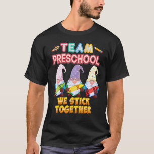 Camiseta Time Preschool Grade Nós Juntamos Gnomos Kid