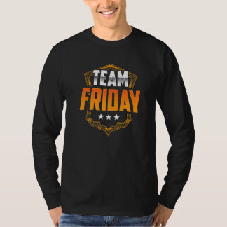 Camiseta Time Sexta-Feira Humor Sarcástico Fim de Semana Po