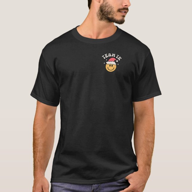 Camiseta Time TK Professor Rosto Sorridente Natal Cana de A (Frente)