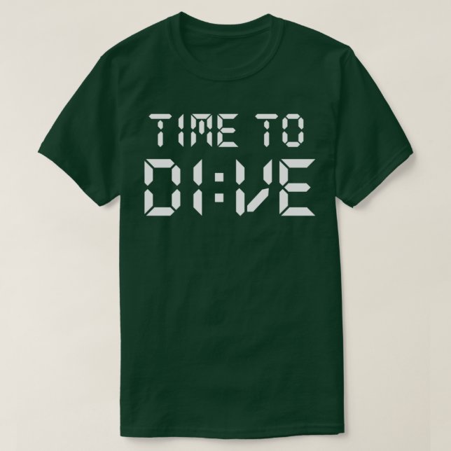 Camiseta Time To Dive Cave Diving Dive Master Advanced Dive (Frente do Design)