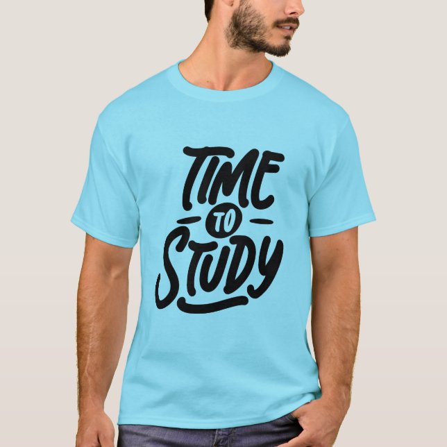 Camiseta Time to study - anti friday for future (Frente)