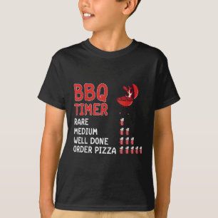 Camiseta Timer Engraçado Barbecue Grill Mestre Griling Dri