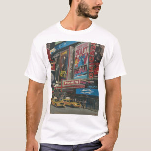 Camiseta Times Square brilhante 2012 das luzes