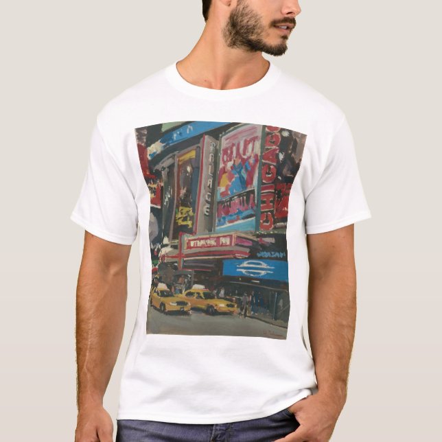 Camiseta Times Square brilhante 2012 das luzes (Frente)