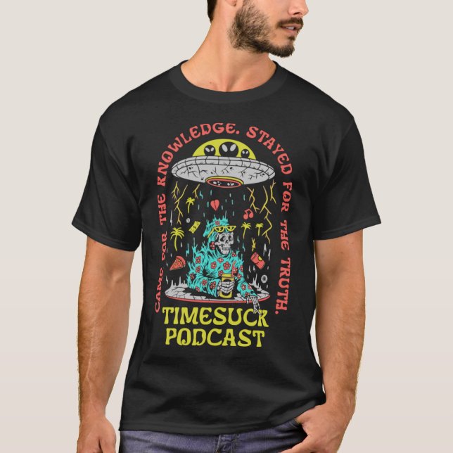 Camiseta Timesuck Podcast M-Erch Knowledge Truth 1 S Gift F (Frente)