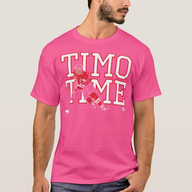 Camiseta Timo Meier Time New Jersey Hockey (Frente)
