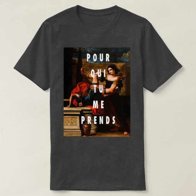 Camiseta Timoclea Ne te fais pas de mal (Frente do Design)