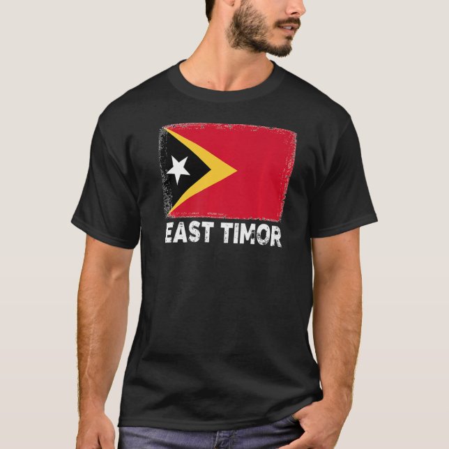 Camiseta Timor-Leste Apoio à Pessoas de Timor-Leste (Frente)