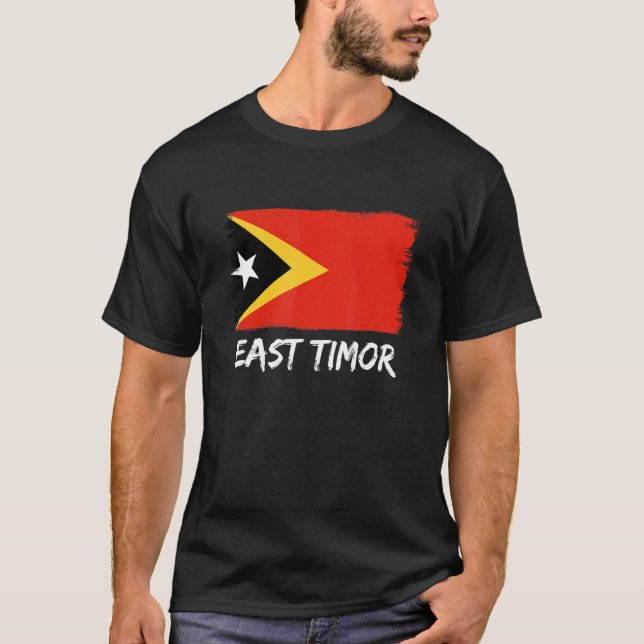 Camiseta Timorense Flag Timor Leste 1 (Frente)