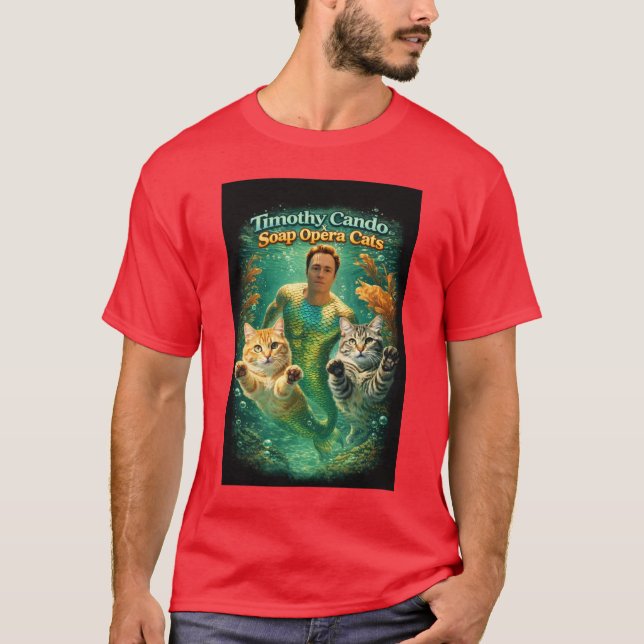 Camiseta Timothy Cando & os Soap Opera Cats (Frente)