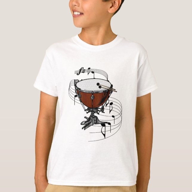 Camiseta Timpani (cilindro da chaleira) (Frente)